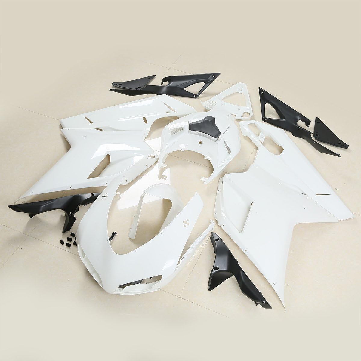 Green-L Body Kit Bodywork Fit for Ducati 1098 848 1198 2007-2012 Motorcycle Unpainted Injection Fairing Windshield