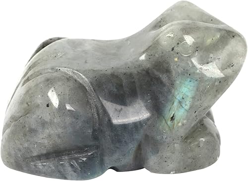 Miniatura 7 de Figura de cristal de rana de aventurina verde, pequeña escultura de cristal curativo tallada a mano, 1.5 pulgadas