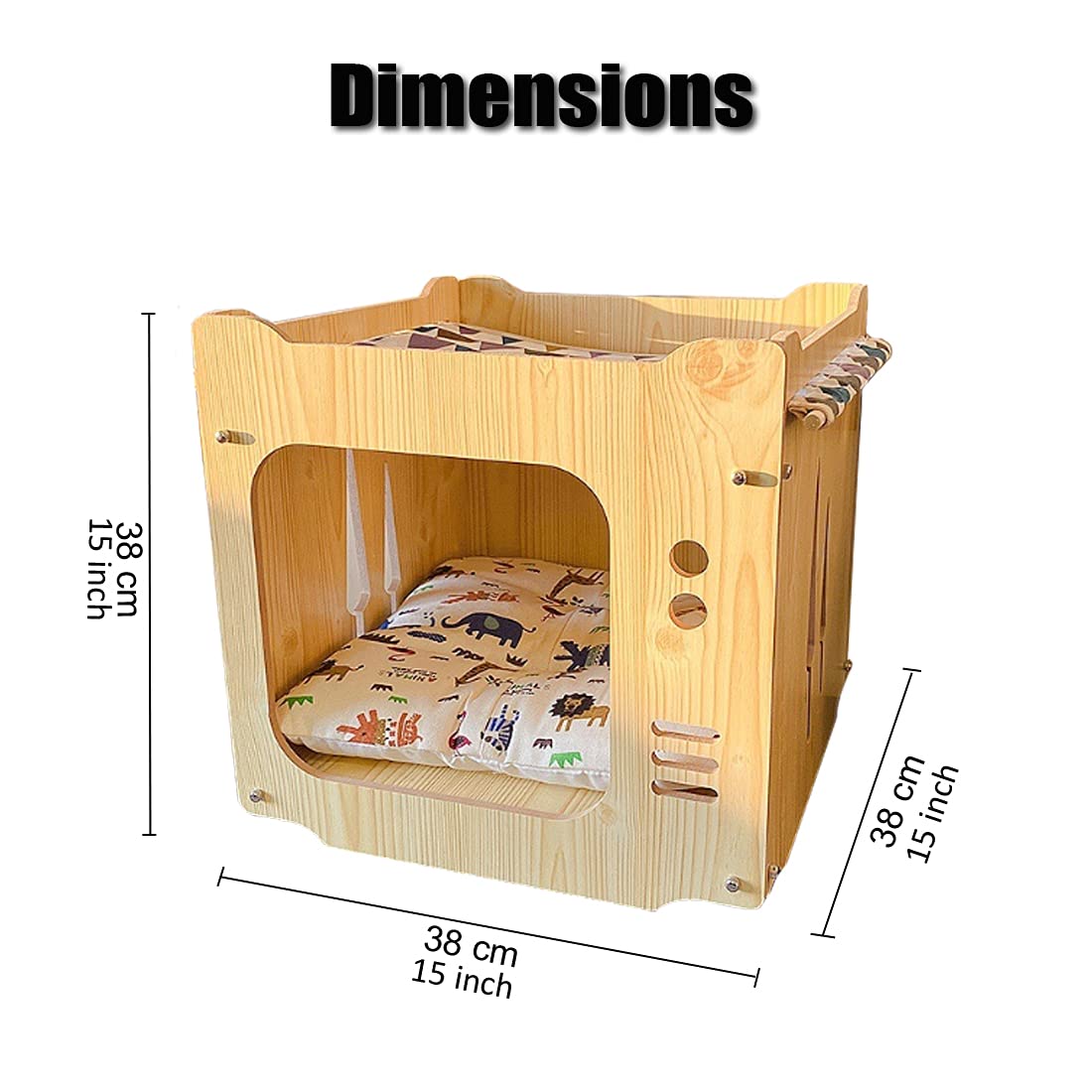 Belvery Cat Tree House Cat Condos For Indoor Cats Large Cage Cat Tree