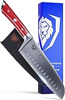 Vista 10 de DALSTRONG cuchillo Santoku - Serie Gladiator - Acero HC alemán - 7 pulgadas (180 mm)