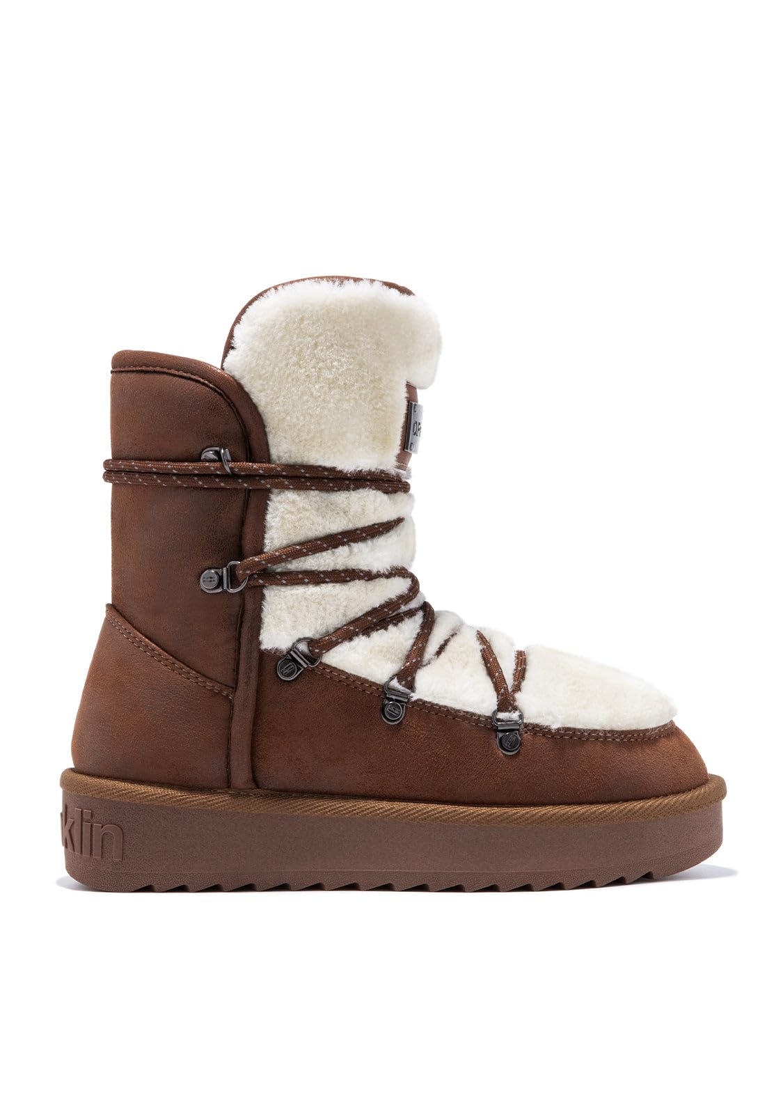 D.Franklin Buty Australijskie Damskie Nordic Trk Fur w kolorze camel - Buty Damskie - Moda Casual - Rozmiar (42) - Model nordic-trk