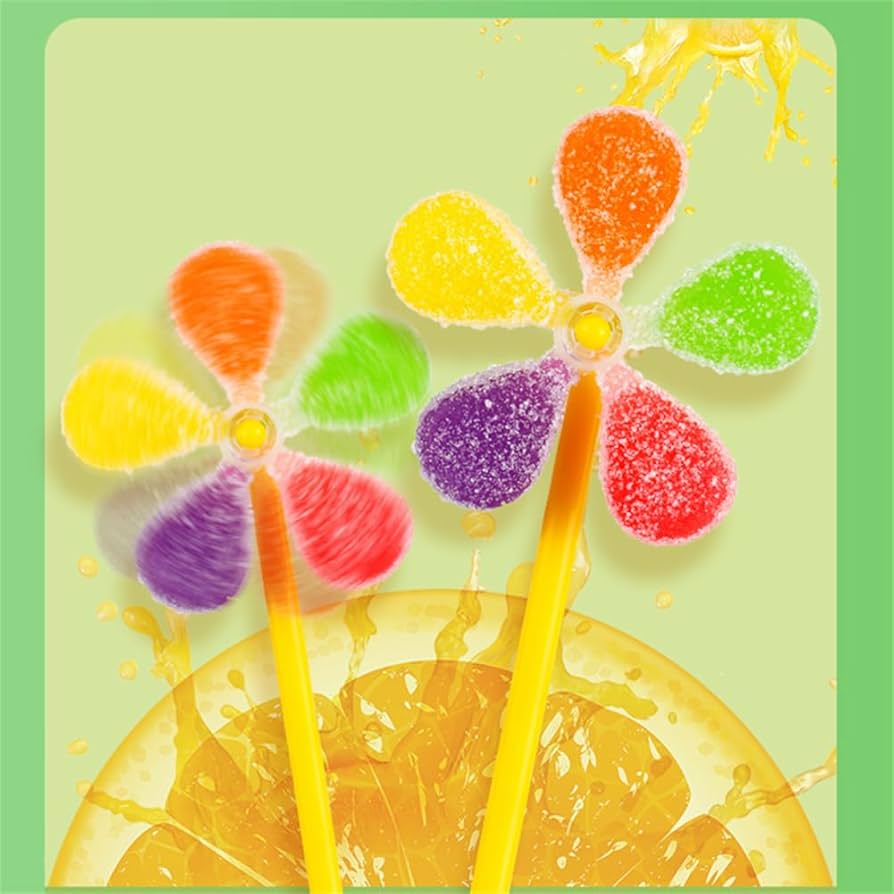 Amazon.co.jp: 風車飴 30本セット 棒付きキャンディ お菓子 グミ