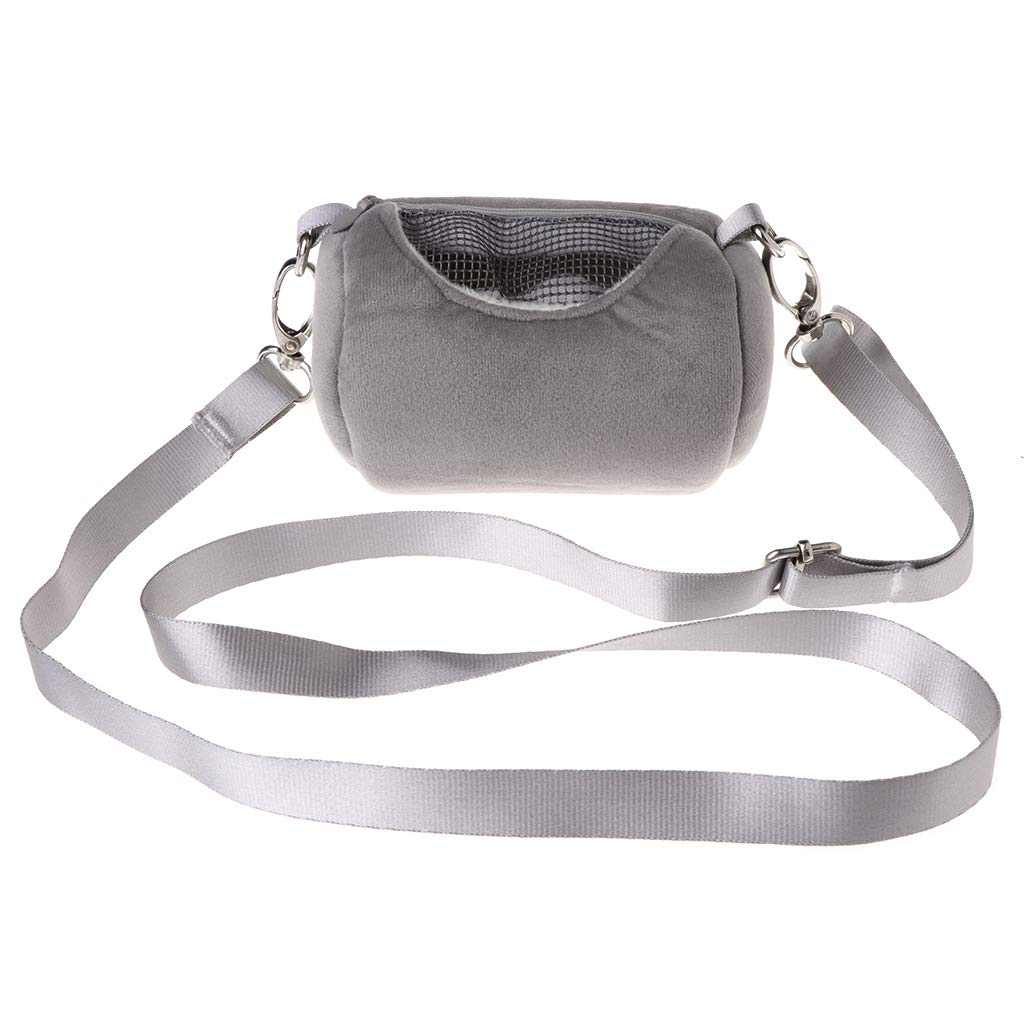 CHENGBEI Portable Travel for Case Breathable Outgoing for Bag Pouch for Small Pet Hedgehog Hamster Sugar Glider Small Pet Bed, Gray-Other
