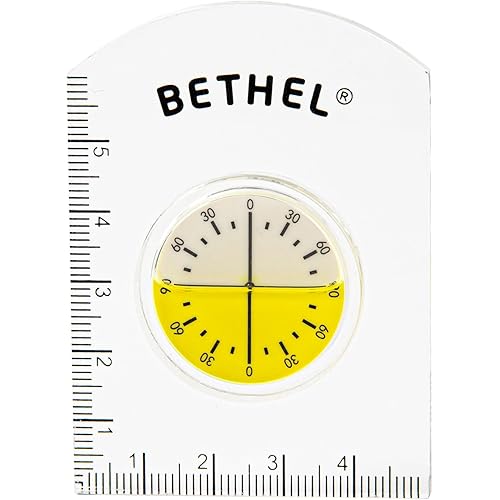 BETHEL Circular Bubble Level Bullseye Degree Marked Surface Round Spirit Levels Measuring Tool