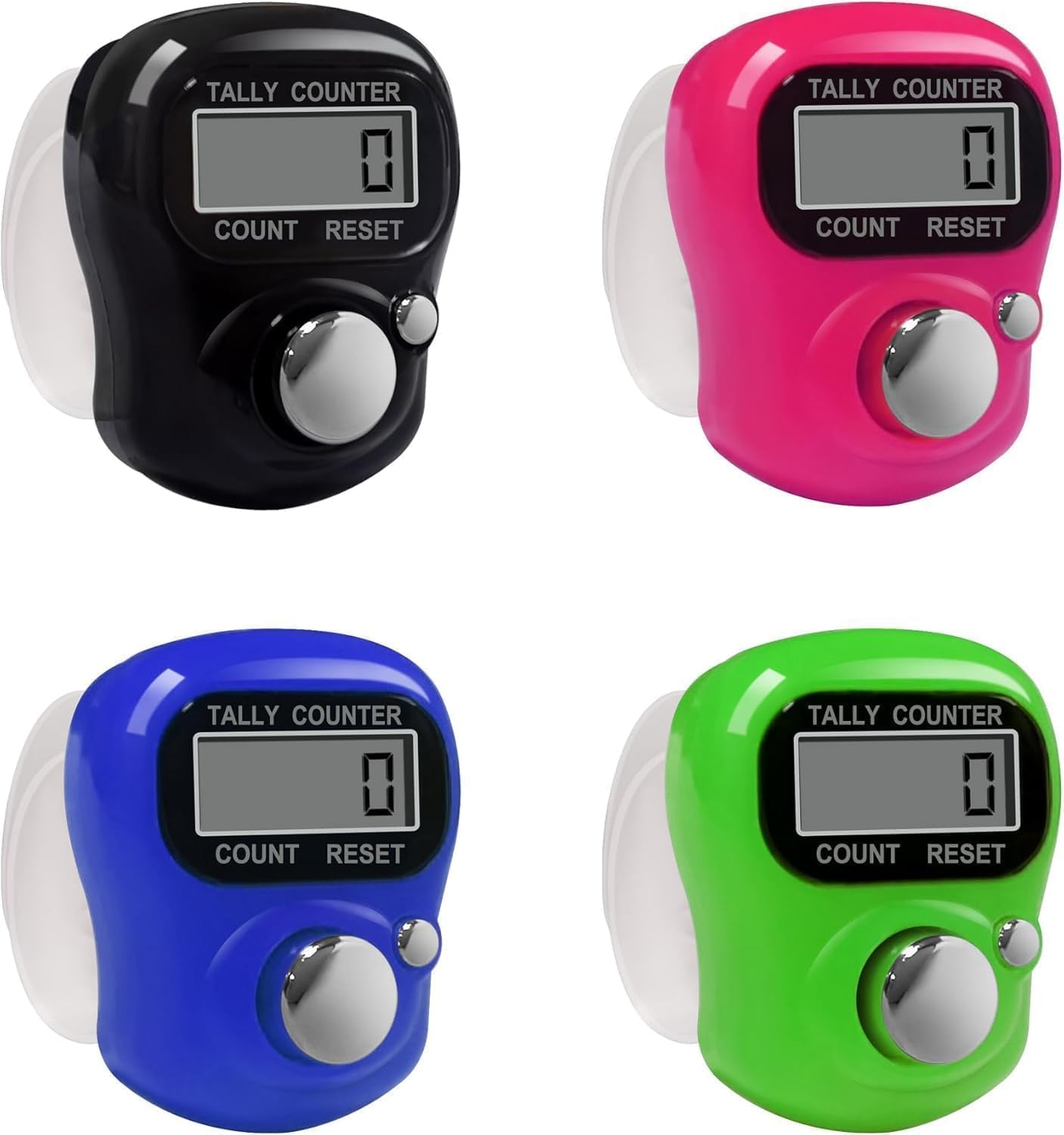 Counter for Chanting Mantra | Pack of 4 Manual Hand Finger Tally Counters – Digital Electronic Counting Machine, Naam Jap Counter for Cricket, Sports & More-image-45