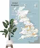 CASTLES of BRITAIN～英国の城ガイドマップポスター～ の額 il_1080xN.6128732257_r4g6.jpg