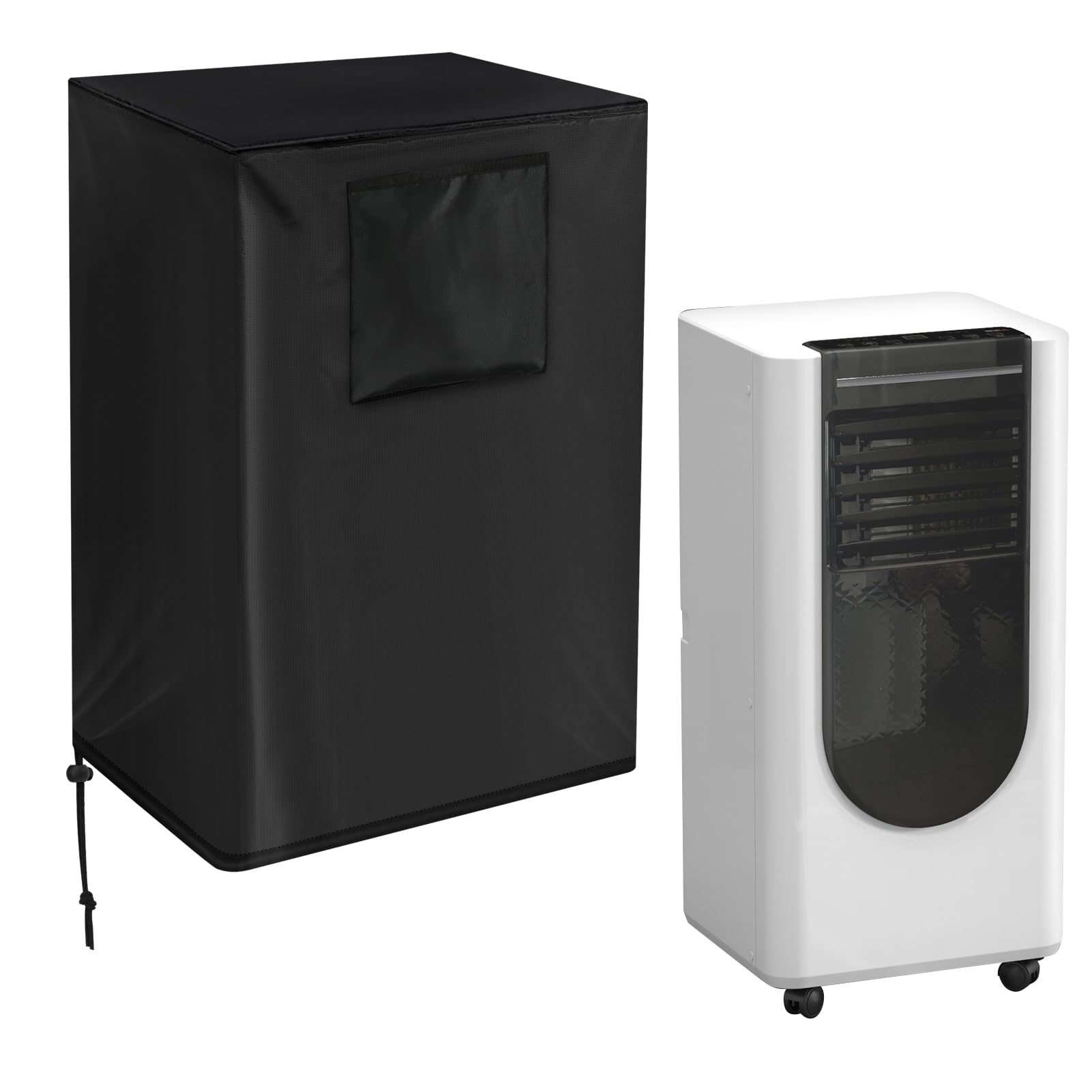 Copertura Antipolvere Per Condizionatore Portatile Esterno - Tessuto Oxford, 65x50x100 Cm - Foto 4