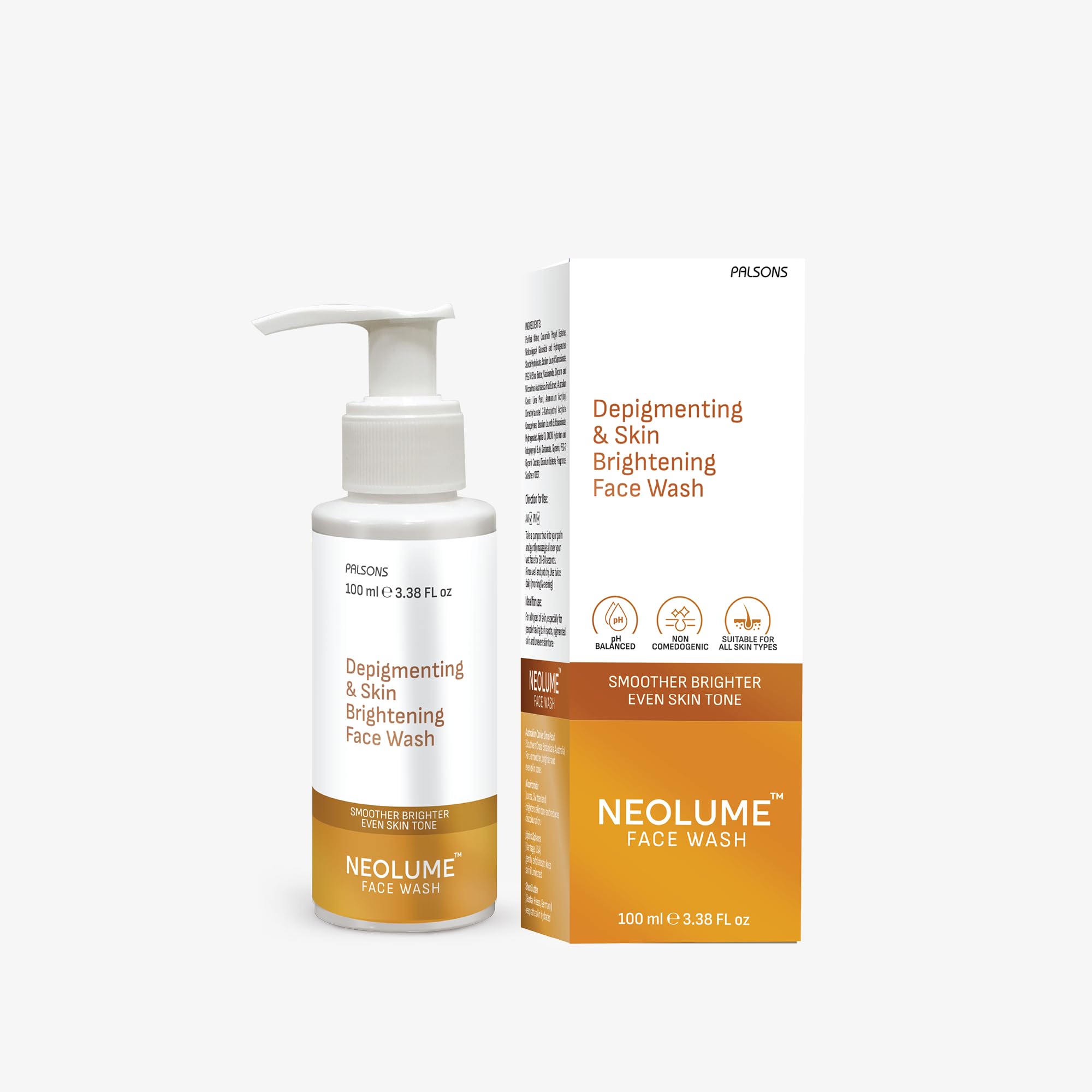 Neolume Brightening Face Wash | Skin Lightening Cleanser with Lime Pearl & Niacinamide | Gently Exfoliates, Evens Skin Tone & Supports Pigmentation Care | For All Skin Types-image-46