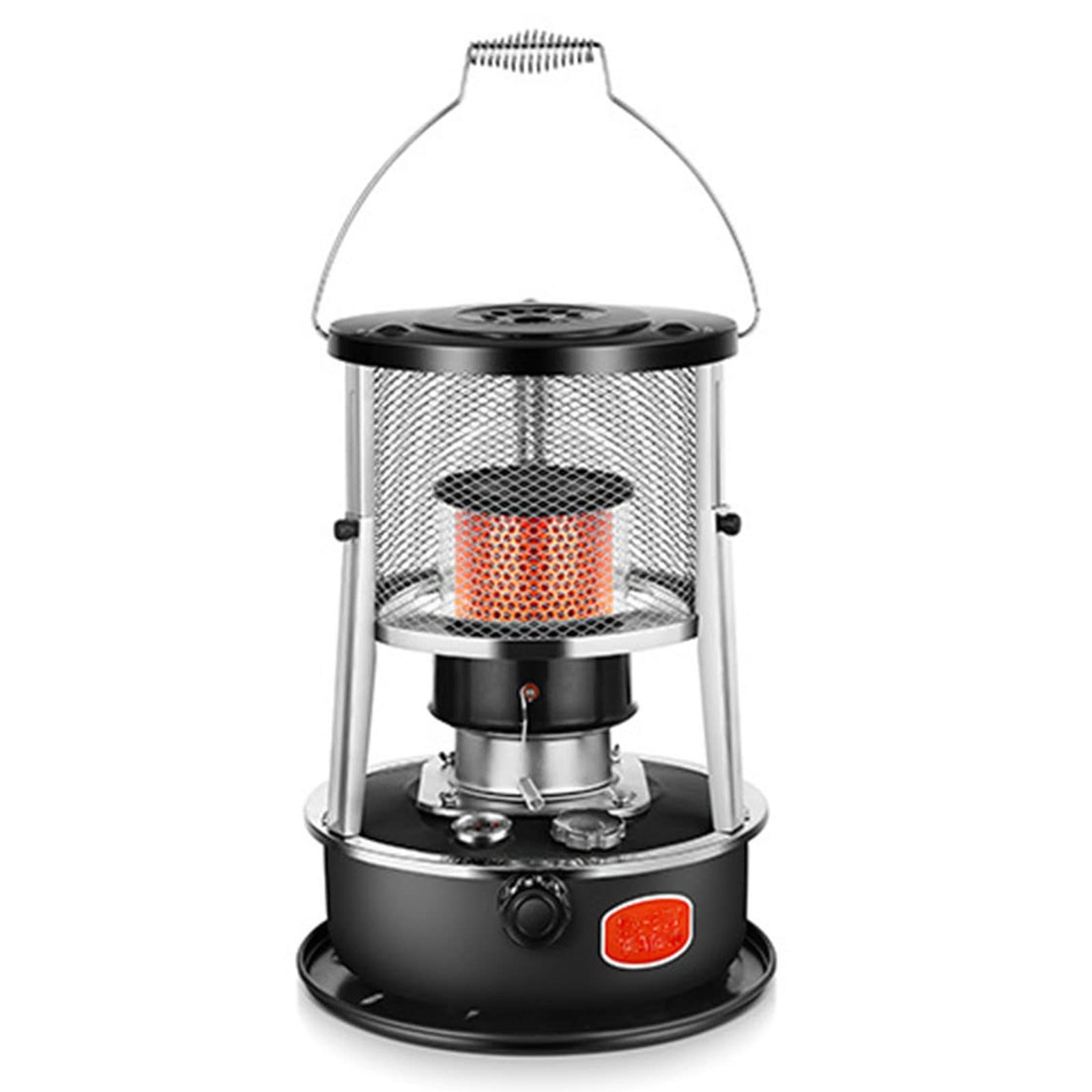 Chauffe-petroleum d'extérieur 2700 W, chauffage au pétrole de camping, capacité du réservoir de carburant 4,5 L, four à pétrole efficace
