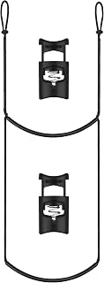 Anglekai 2-Step Climbing Aider for Hunting Tree Stands - Adjustable Heavy-Duty Rope Ladder with Non-Slip Hooks