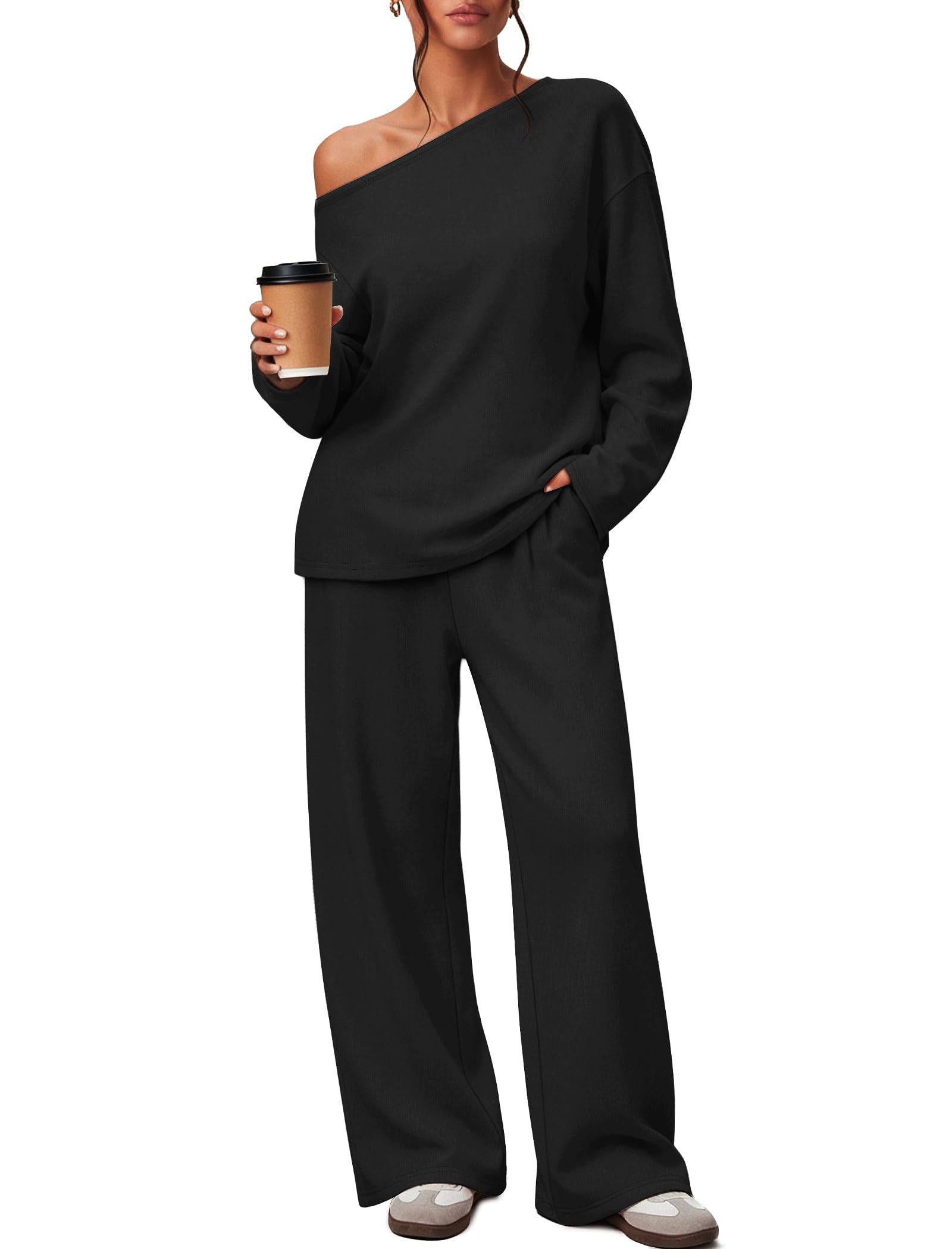 JUICICI Womens Off the Shoulder Lounge Sets