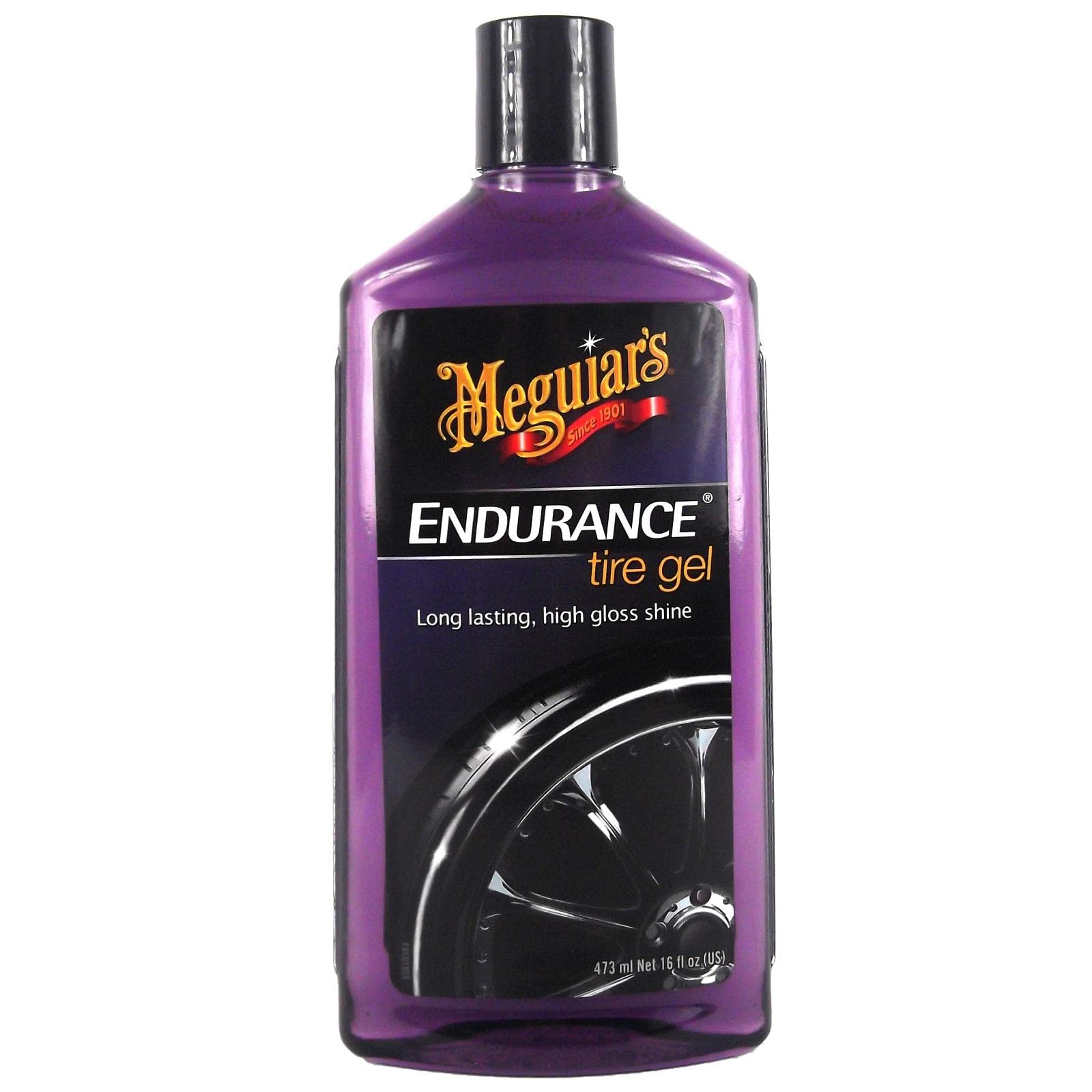 Meguiar 's Meguiars Endurance High Gloss Neumáticos Gel brillante brillo Neumáticos Neumáticos Cuidado 473 ml & Tyre Dressing Esponja Trabajos Esponja