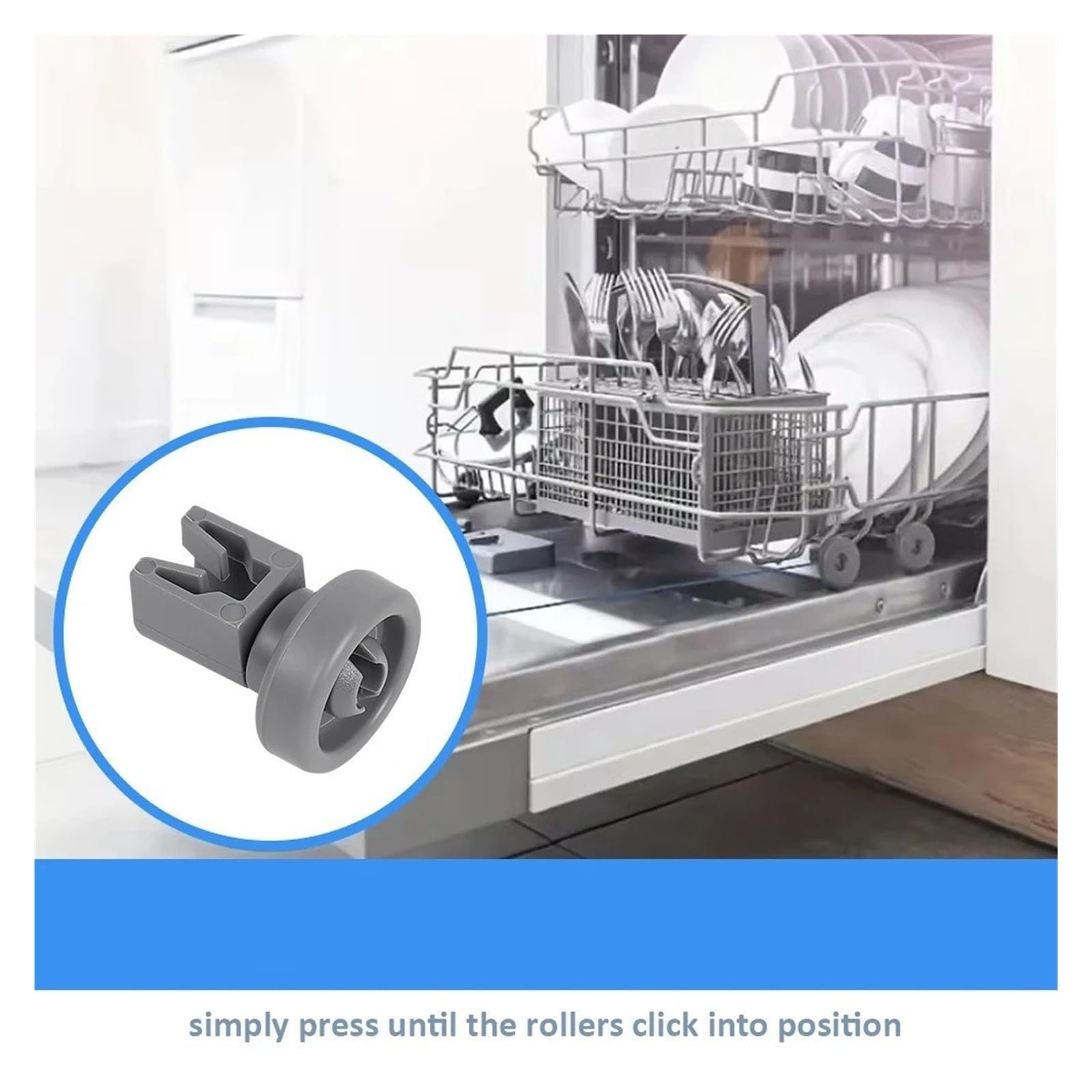 Kits De Ruedas For Cesta Superior De Lavavajillas Compatibles Con AEG