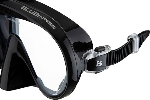 Miniatura 3 de Cressi Máscara de buceo sin marco para adultos - Lente mono de visión ancha - bajo volumen interno - Silicona suave pura - Musa diseñado en Italia