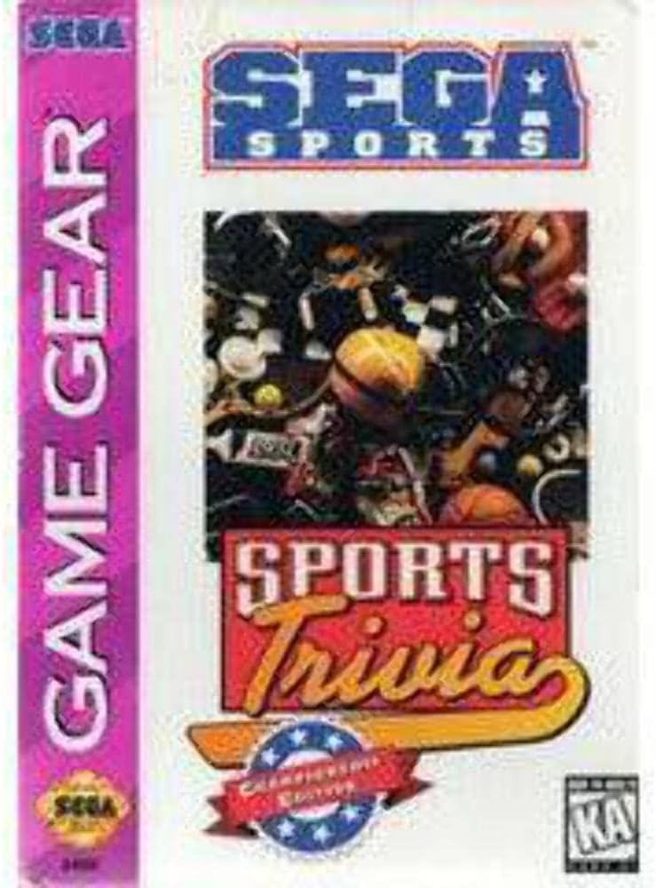 Sports Trivia Championship Edition [Us] [Sega Game Gear] Amazon.es