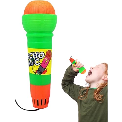 Echo Voice Changer Toy - Microphone Toy for Kids Play | Singing Microphone, No Battery Required Perfect for Birthdays and Graduations Speeches