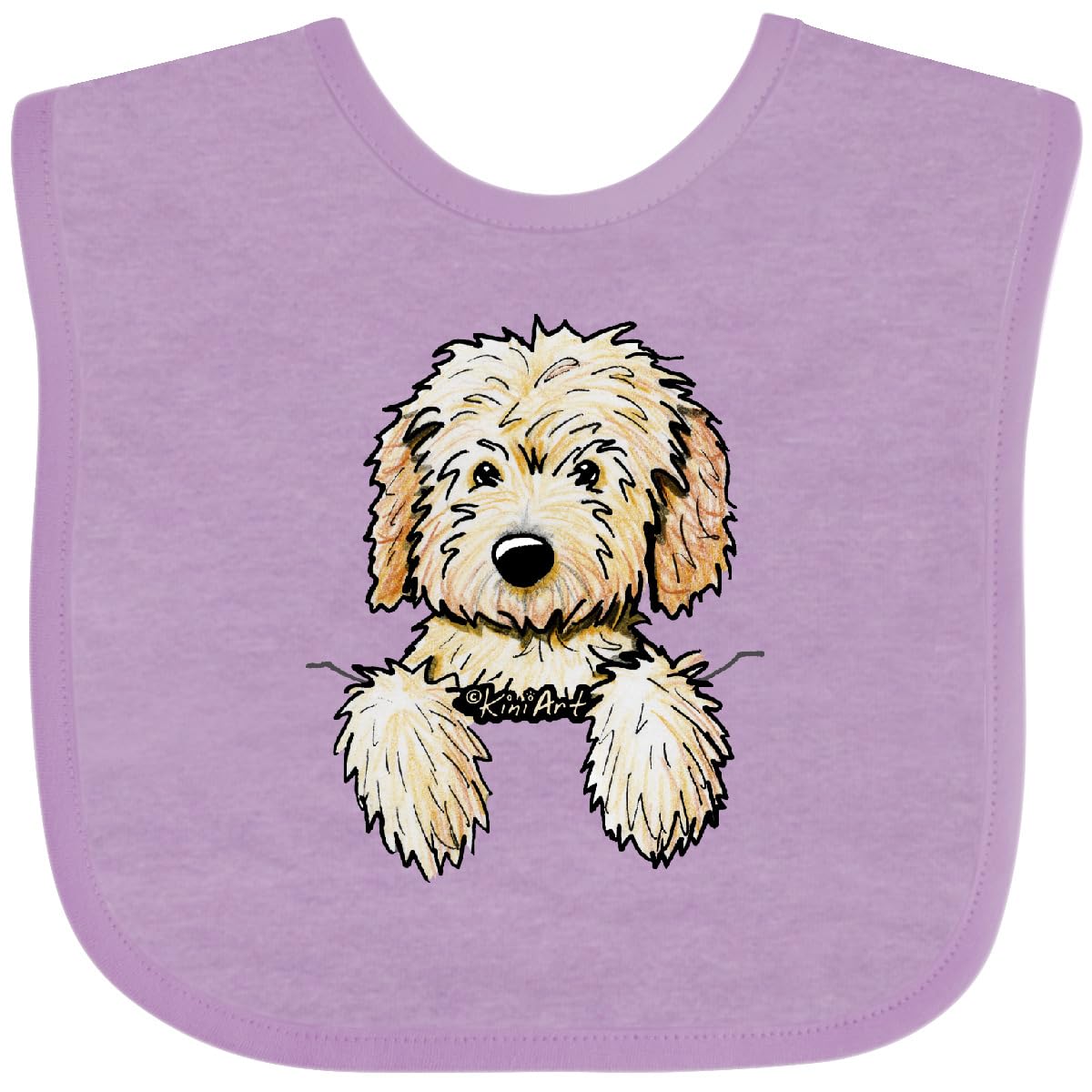 inktastic Pocket Goldendoodle Baby Bib - KiniArt