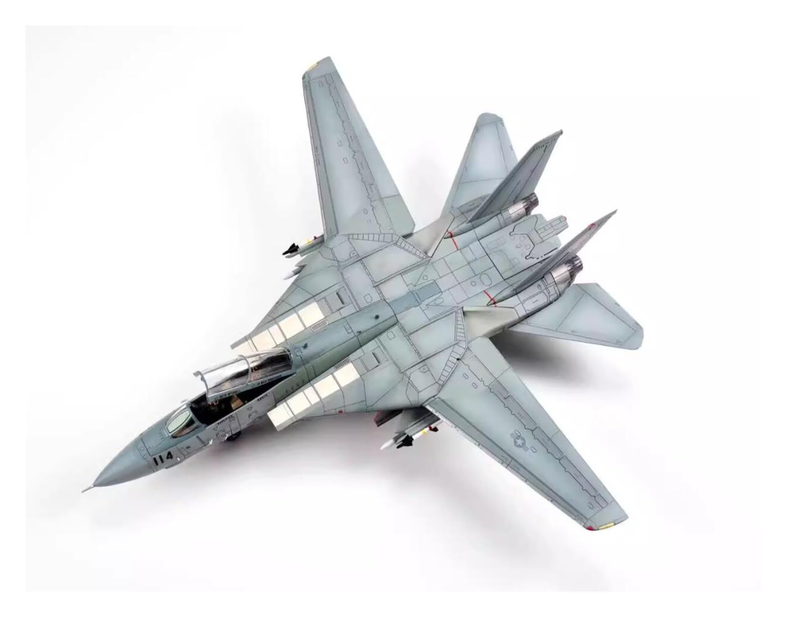 Aerei Modello su Piccola Scala 1 72 per Modello da Caccia F-14A Militare Americano Modello in Miniatura Collezione di modellismo Ornamento Regalo Kit di Costruzione di Modelli