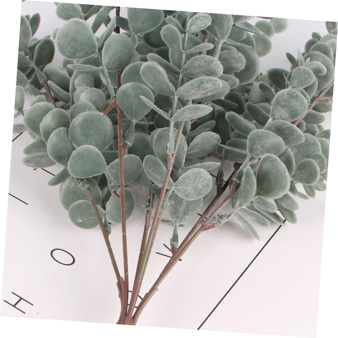 PRETYZOOM 2 Set Foglie Di Eucalipto Simulate Fake Plants Green Natural Gambo Di Arbusti Fogliari Bosso Artificiale Gambi Di Foglie Finte Finti Plettri Di Eucalipto Plastica 2 Pezzi * 2