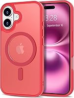 Vista 195 de Anuck - Funda magnética para iPhone 11 compatible con MagSafe, carcasa trasera mate translúcida dura, borde de TPU, delgada, resistente a impactos