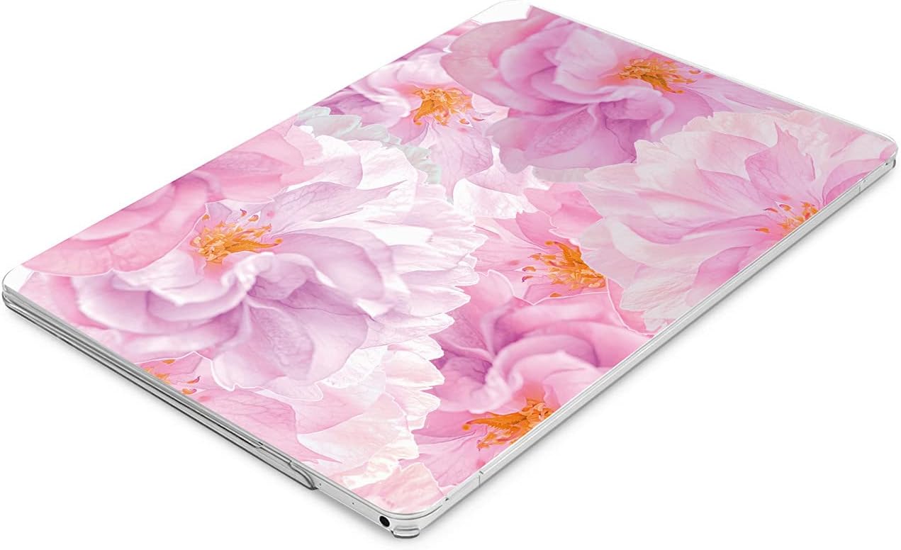 Hard Case Compatible for MacBook Pro 16 14 M3 M2 2023 M1 Pro 13 2022 Air 13 2021 Retina 2020 Mac 11 12 Tender Texture Print Floral Protective Rose Pink Laptop Cover Blooming Design Blossom