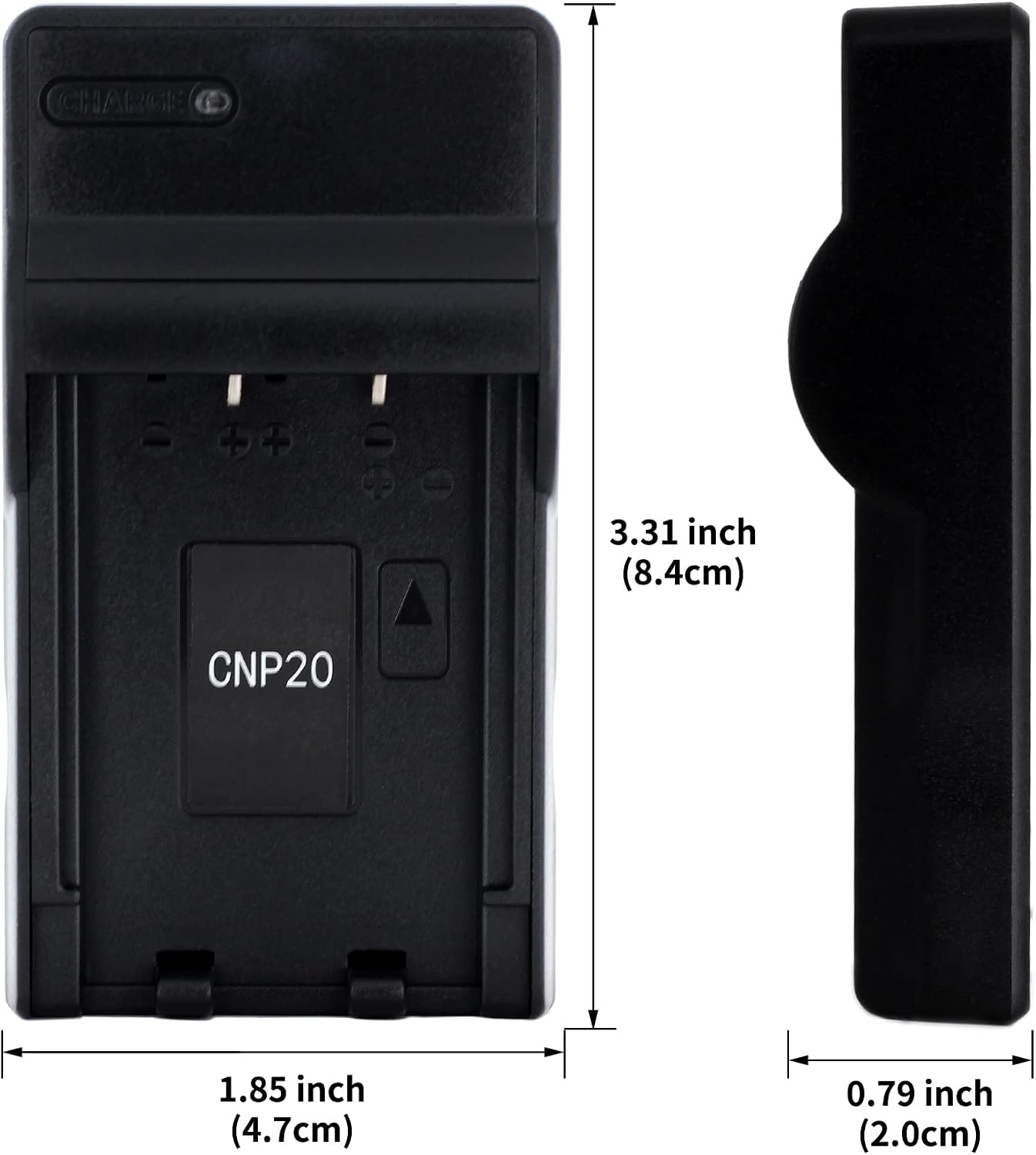 Norifon NP-20 USB Charger for Casio Exilim Card EX-M20, EX-S100, EX-S3, EX-S500, EX-S600, EX-S770, EX-S880, Exilim Zoom EX-Z18, EX-Z3, EX-Z4, EX-Z5, EX-Z6, EX-Z60, EX-Z70 Camera and More