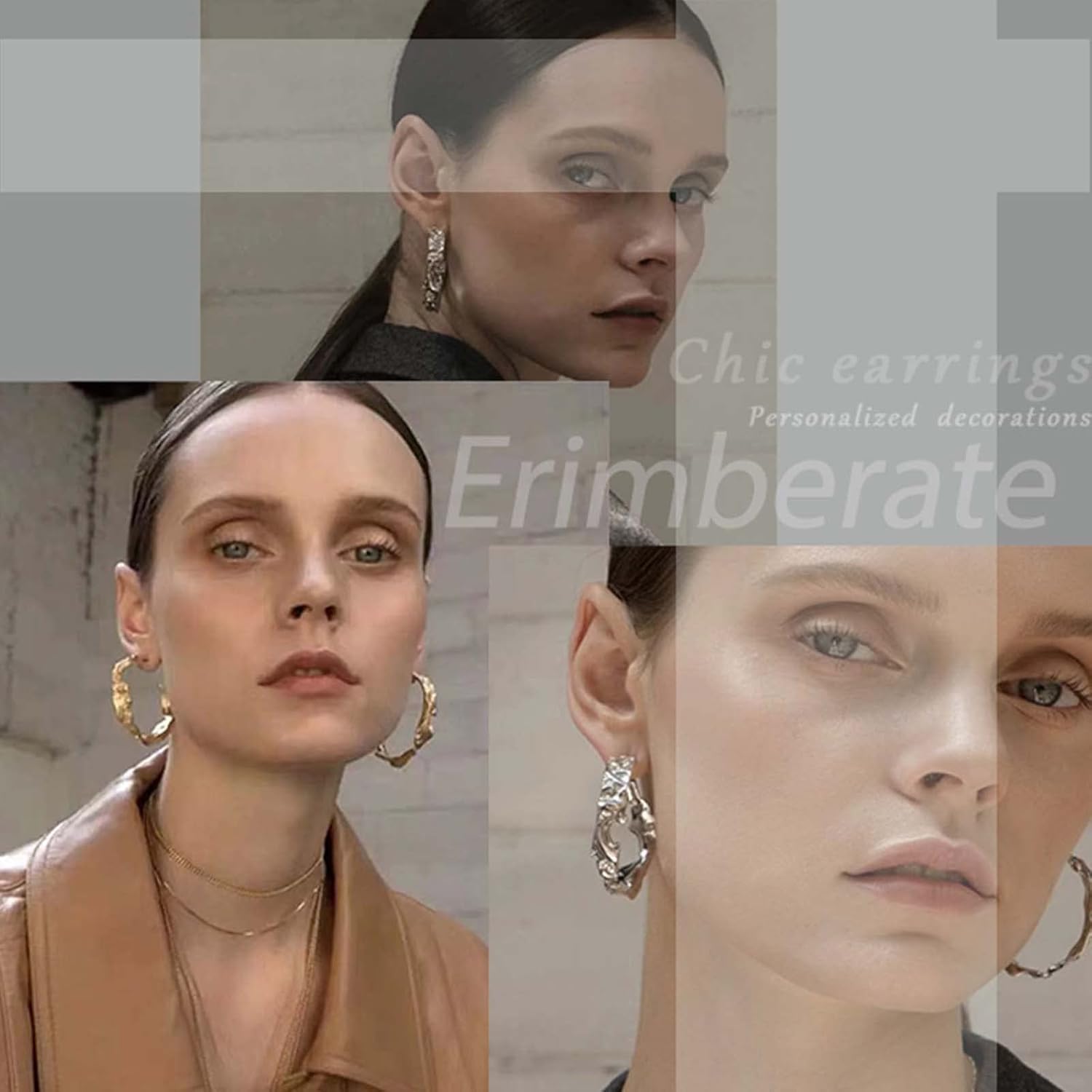 Bohemian Crystal Water Drop Earrings Gold Teardrop Hollow Cz Earrings Crystal Oval Dangle Earrings Geometry Teardrop Rhinestone Earrings Jewelry for Women - Image 7