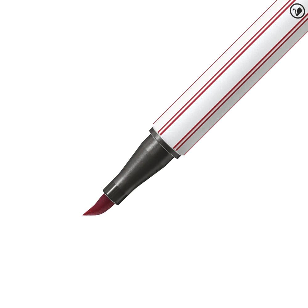 STABILO - Premium-Filzstift mit Pinselspitze für variable Strichstärken - Pen 68 brush - ARTY - 30er Pack