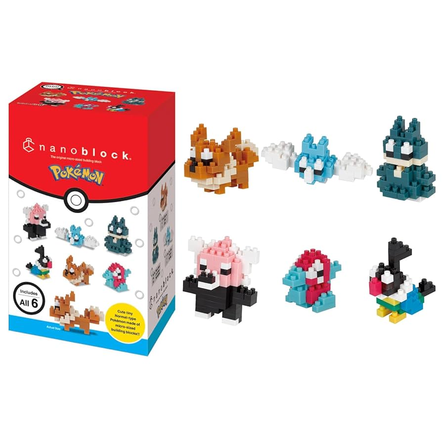 Amazon.co.jp: ナノブロック-ポケモンタイプノーマルセット1