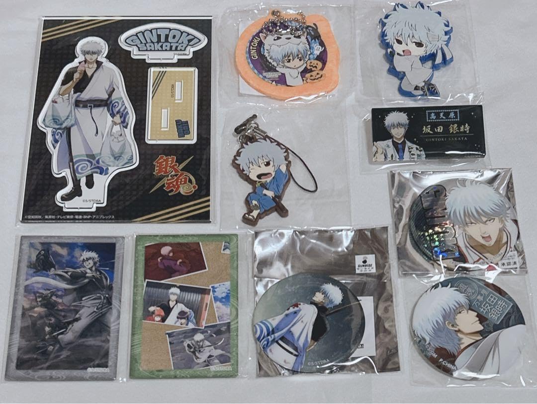 銀魂 銀時 中国限定 缶バッジ アクリルスタンド セット 銀魂 銀時 中国限定 缶バッジ アクリルスタンド セット 銀魂