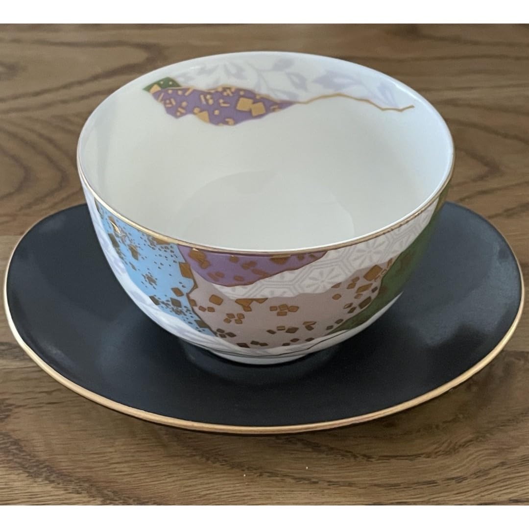 京焼　陶器 茶托 5枚セット　絵付け 京焼 陶器 茶托 5枚セット 絵付け