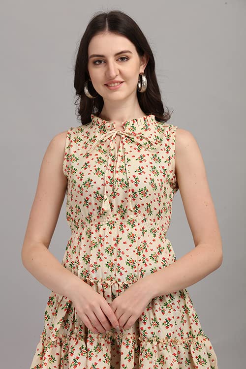 Gufrina Women's Reyon Floral Print Western Top for Girls 2