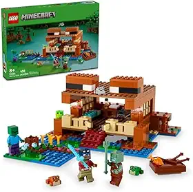 LEGO® Minecraft® A Casa Sapo: Brinquedo de Montar com Animais para Crianças