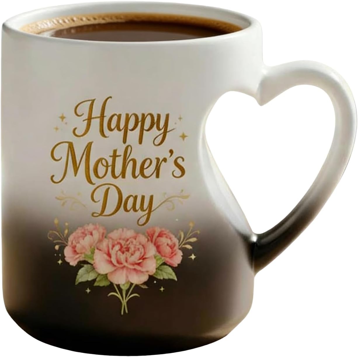 Ceramic Coffee Tableware | 11oz Hot & Cold Drinks Tableware - Heart Shaped Ceramic Mother's Day Gift Hot Chocolate Tea Milk Juice Juices Coffee Meetings Events Home