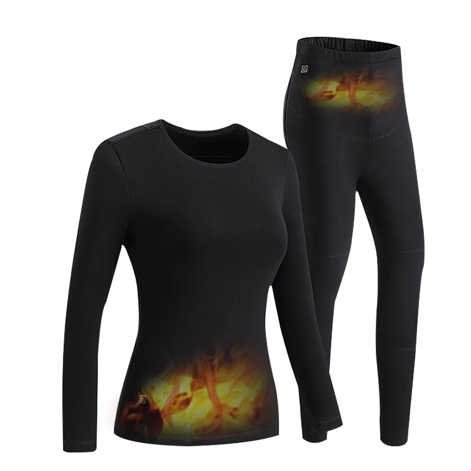 Ropa Interior con Calefacción De 20 Zonas,Traje Térmico para Hombre Y Mujer Forro De Algodón Ajuste De Temperatura De Tres Velocidades.