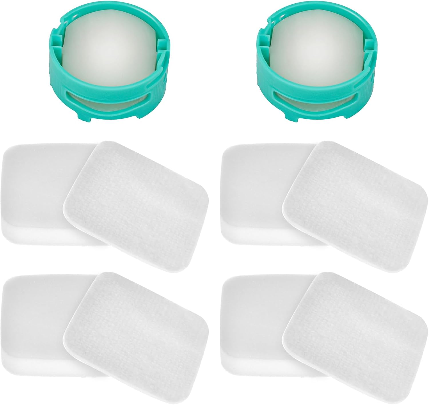 UV900 Filters Replacement Odor Neutralizer Cartridges for Shark UV900 Performance Lift Away UV900 DuoClean Upright Vacuum Clean,4 Foam Felt Filters & 2 Odor Cartridges, Part #XFFK602UKT