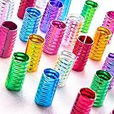 Silike Dreadlock Beads (50Pcs/Lot Multi Colorful) Hair Rings Adjustable Hair Braid Cuff Clip