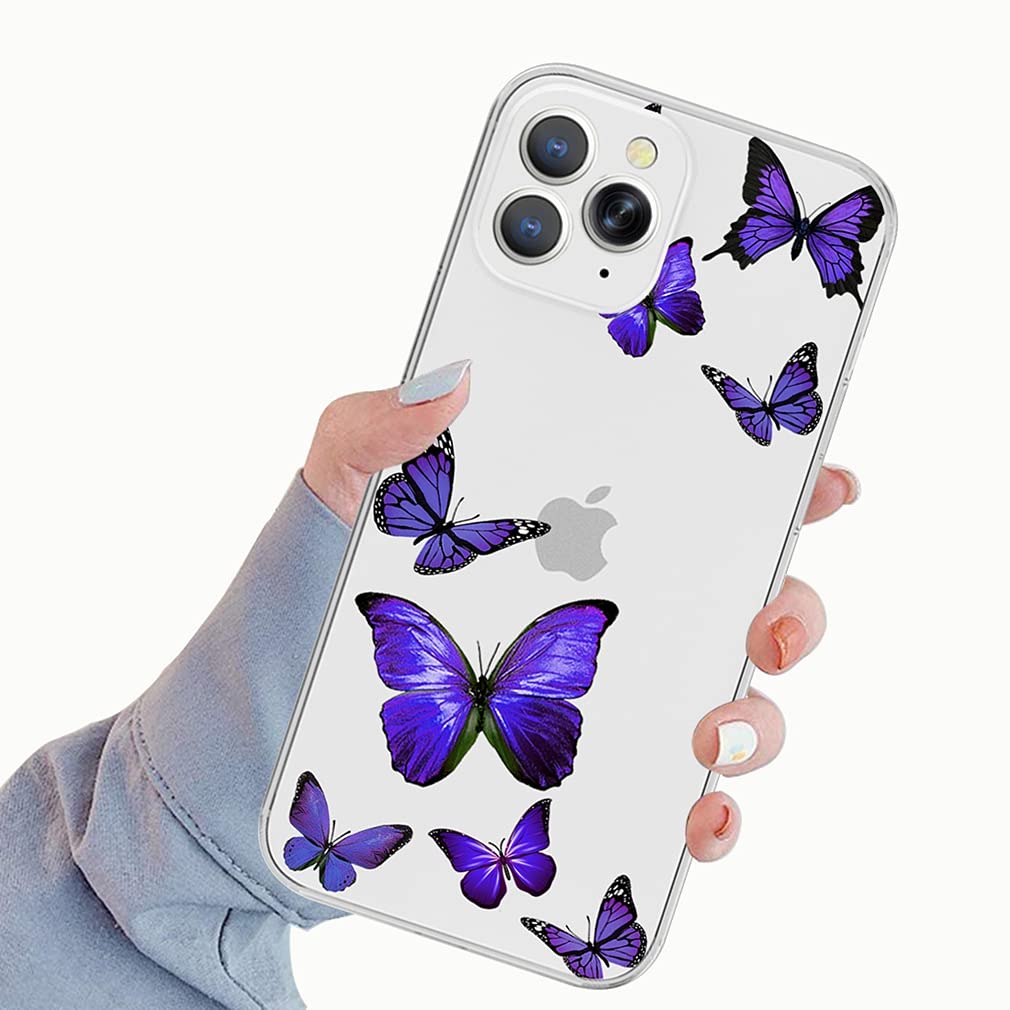 Coque Transparente Vavies Pour IPhone 12 Pro/12 (6,1") – Fine, Flexible TPU, Protection Antichoc Pour Femme
