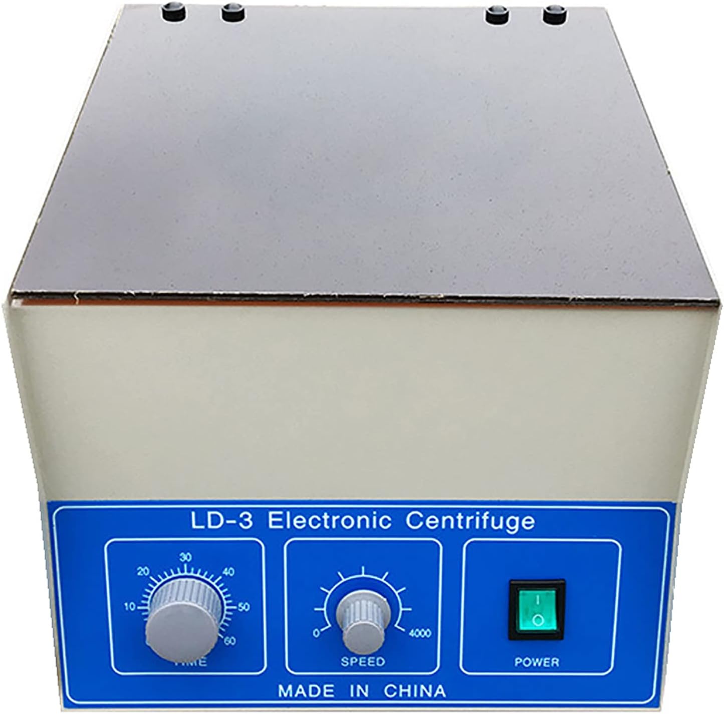 Electric Centrifuge Machine, Lab Benchtop Centrifuges, Capacity 50 ml x 8, with Timer and Speed Control, 4000RPM, 0-60min, 110V/220V, for Chemical Biological Practice, Blood, Fat Separate