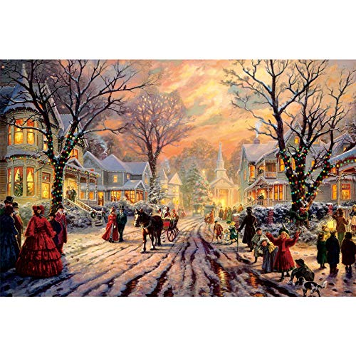 Ingooood-Jigsaw Puzzle 1000 Pieces-Christmas Series-Christmas Carol_IG-0941 Entertainment Toys for Adult Special