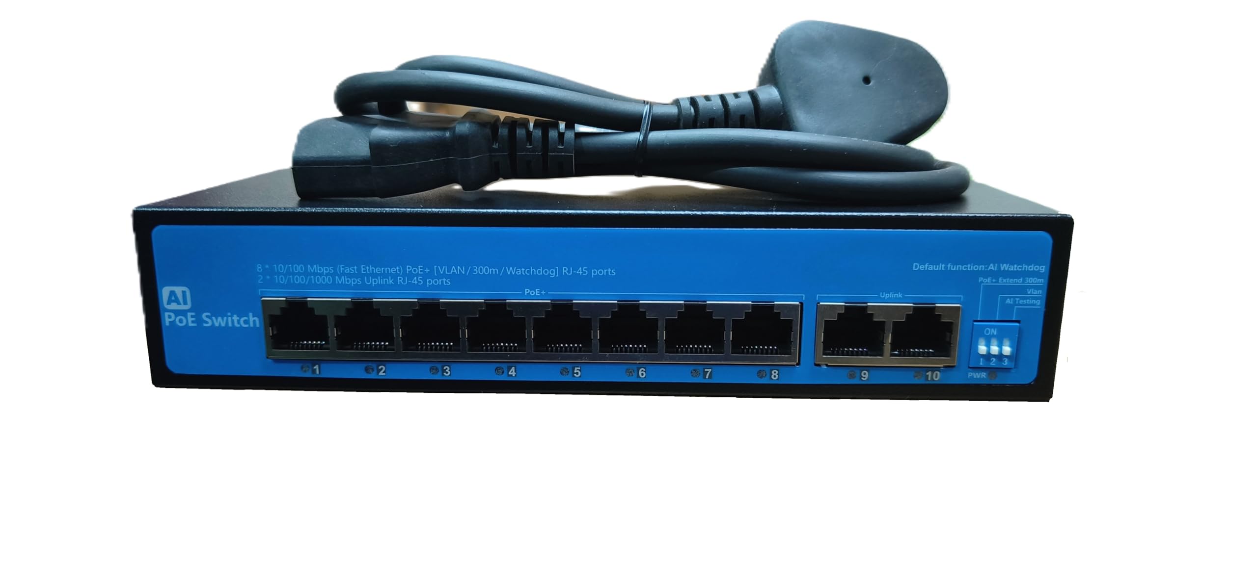 Hanutech 8 Port Poe Switch| Poe Switch 8 Port 10/100Mbps+2 Port RJ45 UplinkS 1000Mbps For CCTV Networking IP Cameras NVR- 1 Year Warranty (B08RZCDKN9) Amazon Price History, Amazon Price Tracker