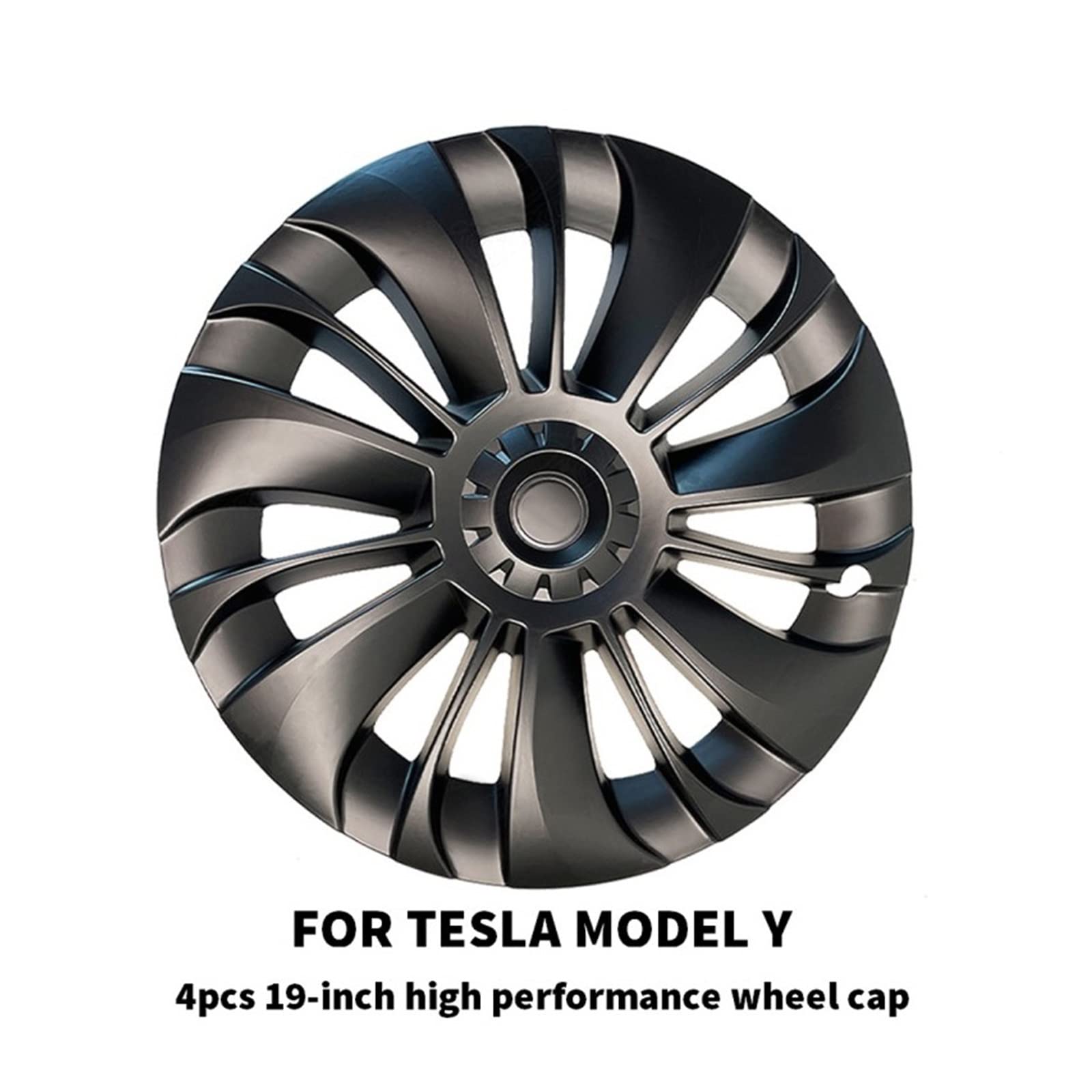 4 STUKS Compatibel Met Tesla Model Y Naafdop Prestaties Vervanging Wieldop 19 Inch Auto Wieldop Volledige Cover Accessoires 2020 2021 2022 (Color : Red