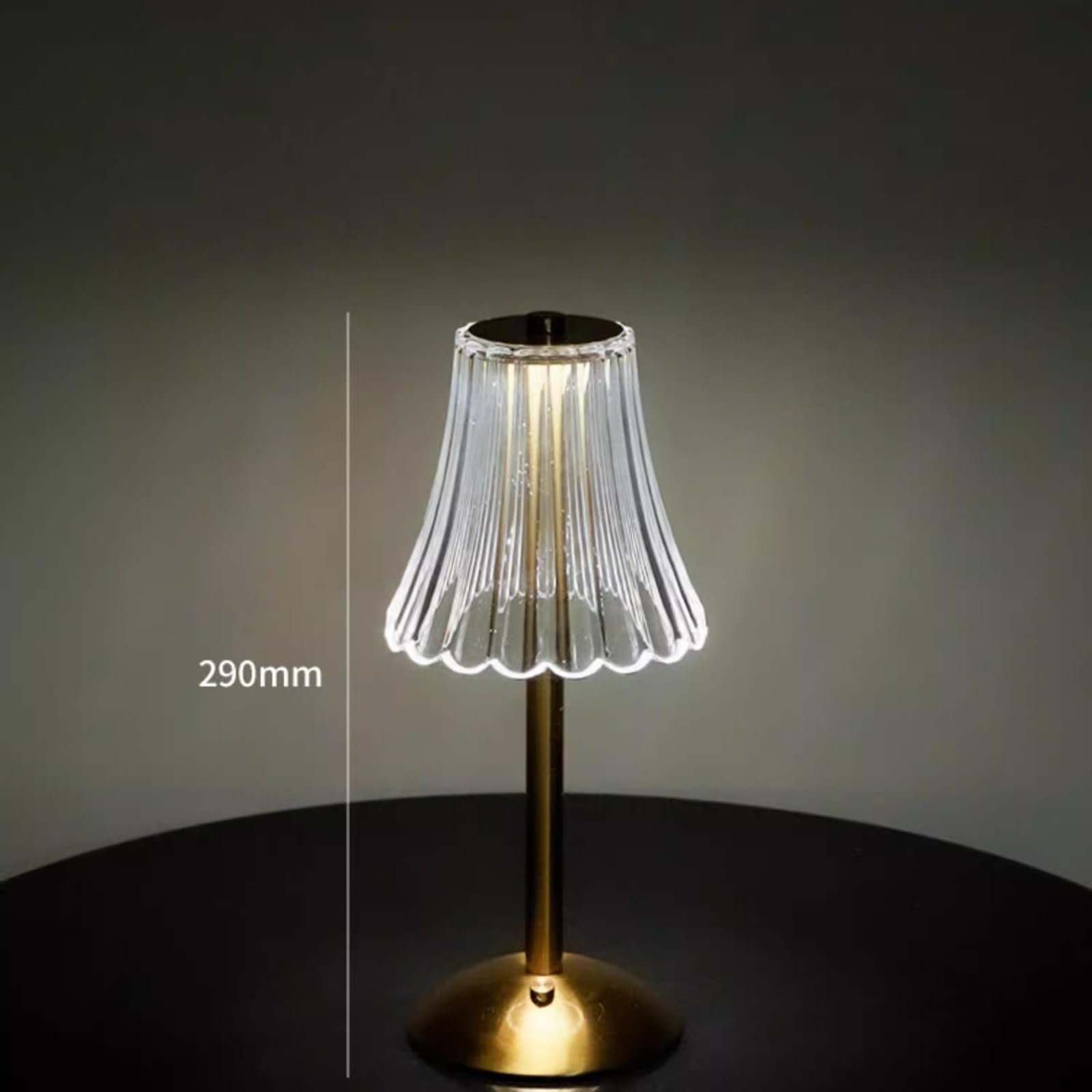 Lampki nocne Kryształowa lampa stołowa retro Lampka nocna Sypialnia Premium Sense Ładowana lampka Amerykańska dekoracyjna Możliwość ładowania i ściemniania Wystrój domu