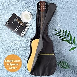 CAHAYA Housse de Guitare Acoustique de 41 Pouces Etui étanche Poussière Sac Souple en Tissu Polyester Poche Externe pour… - Les Beatles, Paul McCartney, John Lennon, RIngo Starr, George Harrison CAHAYA Housse de Guitare Acoustique de 41 Pouces Etui étanche Poussière Sac Souple en Tissu Polyester Poche Externe pour… – Image 2