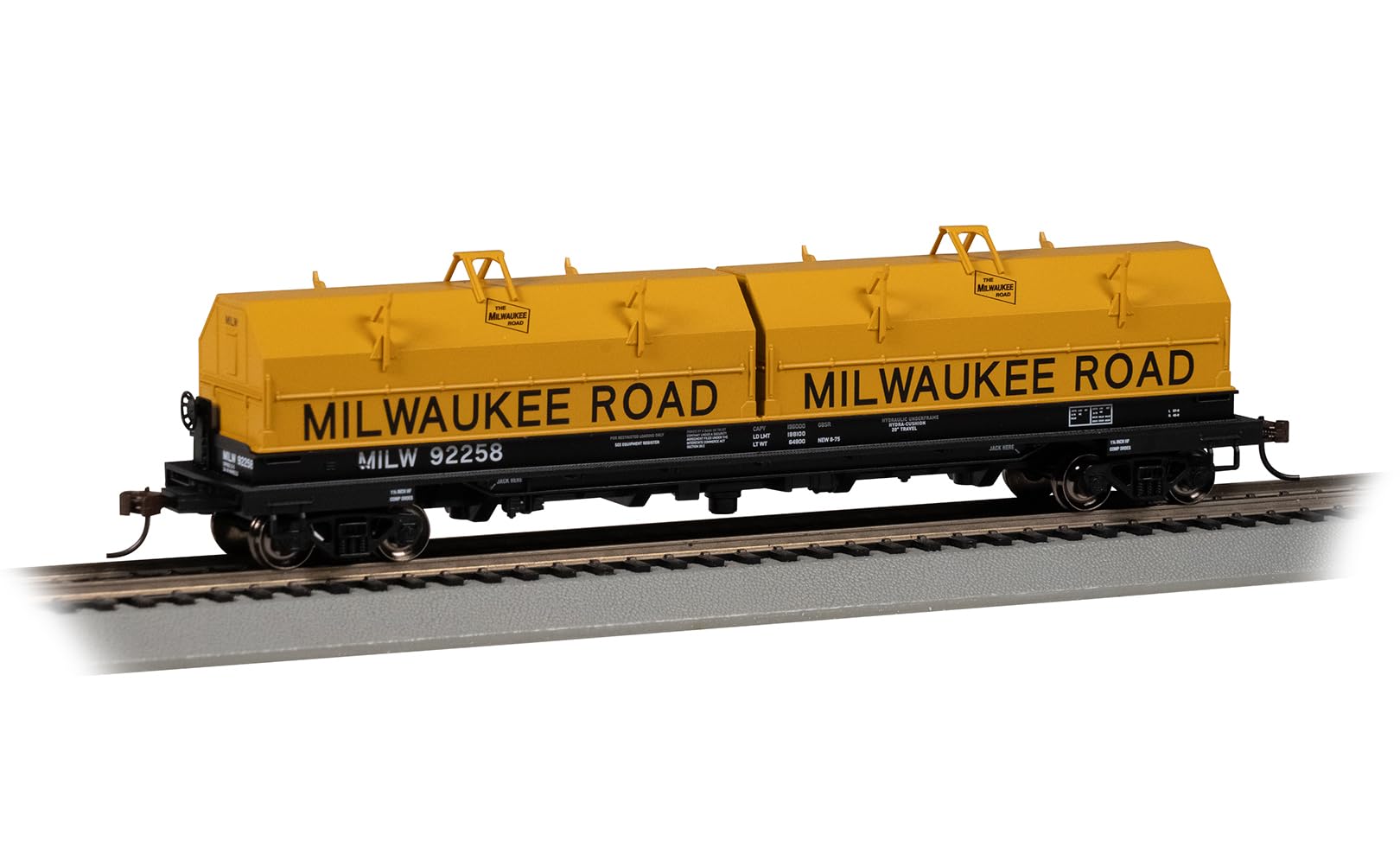 Voiture en acier de 15 m Bachmann Trains, l'excellence du modélisme HO Milwaukee Road #92258