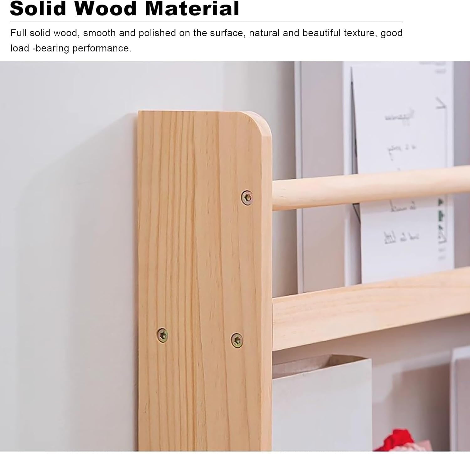 Wooden Magazine File Holder, Floor-Standing Bookshelf Organizer for Narrow Space, Brochure Catalog Storage Display Rack (80cm/31.5")(80cm(31 1/2")) (One Color 100cm(39 3/8"))