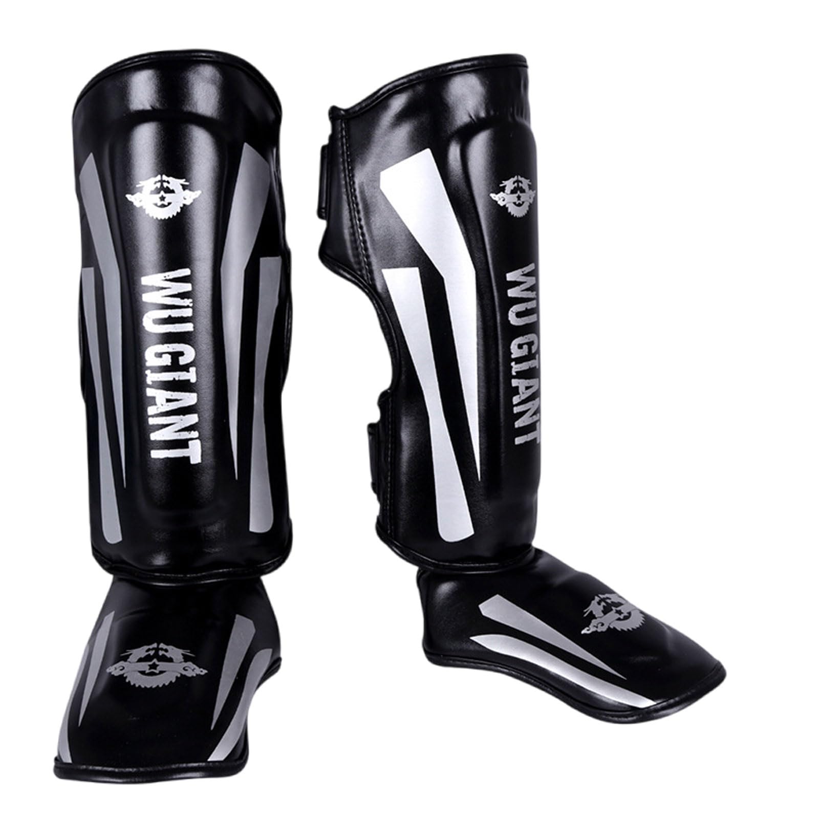 Paratibie Muay Thai,Parastinchi Kick Boxing,Parastinchi Karate,Paratibia Kick Boxing,Design Leggero,Leggere E Resistenti,Elastico,per Calci in Kickboxing,Muay Thai E Altre Arti Marziali