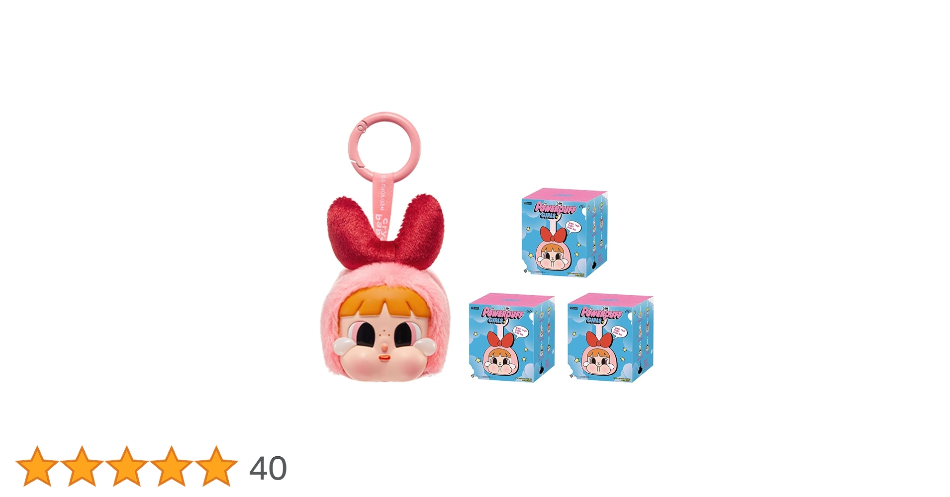 Amazon | POP MART CRYBABY × Powerpuff Girls Series-Vinyl
