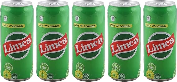 Limca & Thums Up Combo Pack – 10 Cans Total (5 Limca 300ml + 5 Thums Up 300ml) – Sparkling Lemon-Lime & Bold Cola Flavours – Refreshing Soft Drink Set