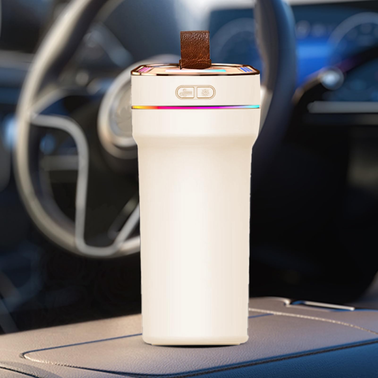 Difusor de de aromaterapia inteligente para coche, USB, humidificador de fragancia inteligente, máquina de fragancia portátil, diseño con tecnología de nebulización